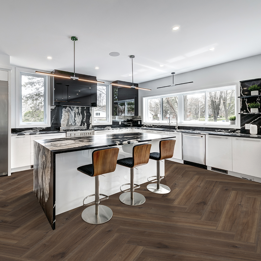 Beaulieu Canada Constructions Neuves vinyl Cracked dark brown b367